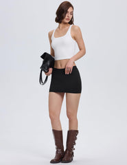 2026 Youth Mini Skorts for Women Built In Shorts Bodycon Sexy Skorts Trendy Streetwear for Club Date Night Teen Girls