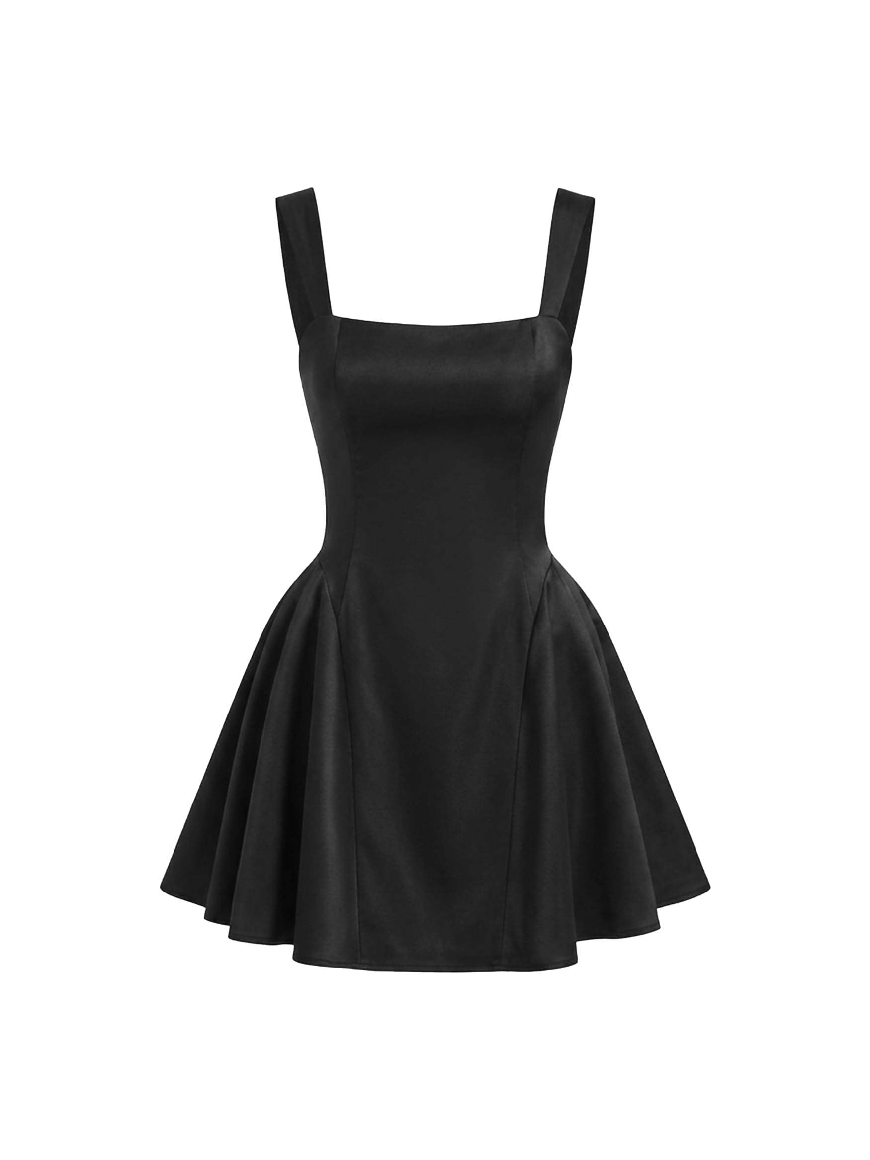 Business Casual Women's Polka Dot Square Neck Sleeveless Mini Dress Summer Going Out Date Night Work Daily Wear Dress