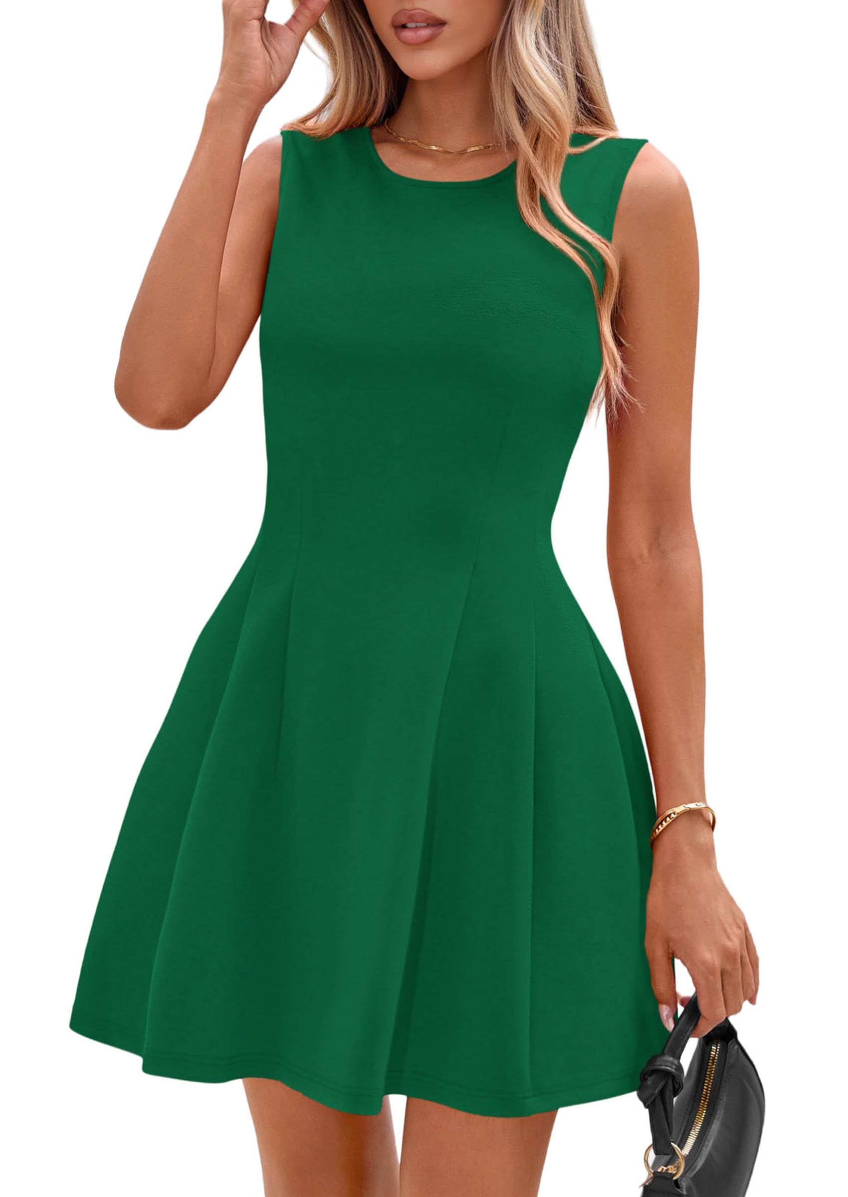 Minimalist 2026 Elegant Classy Women's A Line Business Casual Work Graduation Cocktail Short Summer Dress